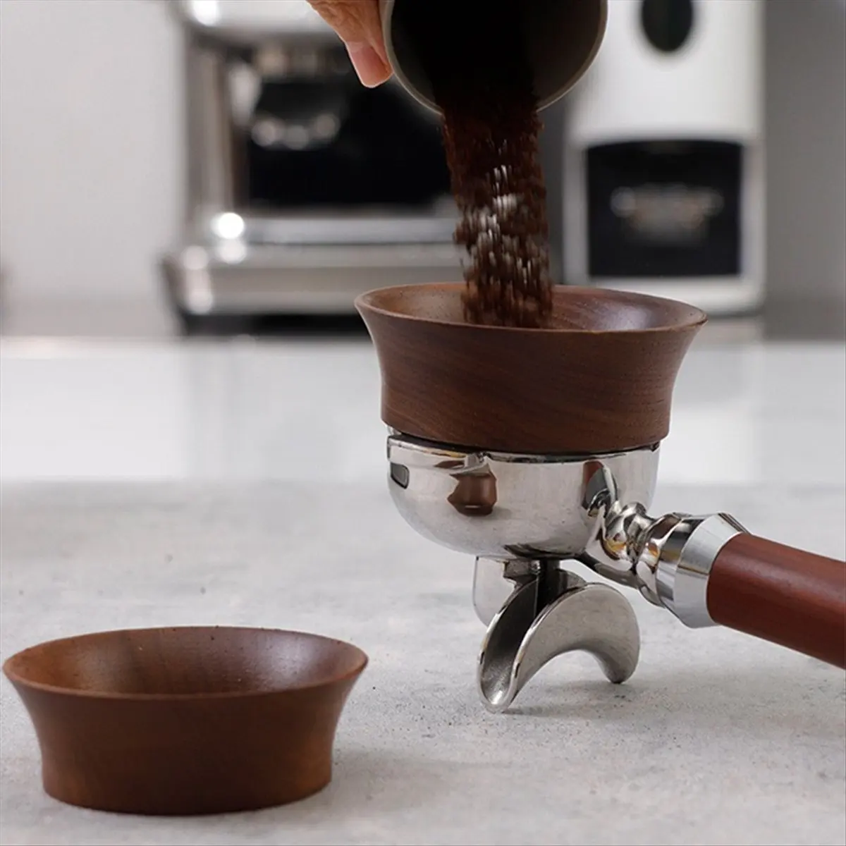 A72P 58mm Walnut Wood Espresso Dosing Cup - Coffee Brewing Funnel & Portafilter Dosing Ring Accessories
A72P 58mm Walnut Wood Espresso Dosing Cup - Coffee Brewing Funnel & Portafilter Dosing Ring Accessories