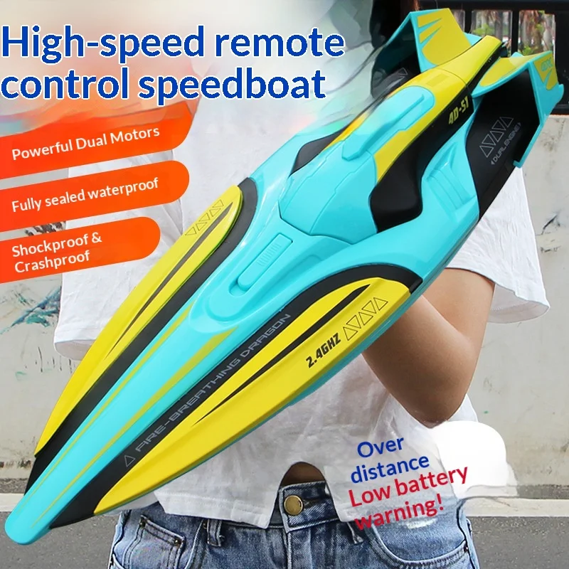 Wireless Electric Rc Speedboat Large Size Long Endurance 2.4g Remote Control Boat High Speed Water Model Toy Outdoor Water Game
Wireless Electric Rc Speedboat Large Size Long Endurance 2.4g Remote Control Boat High Speed Water Model Toy Outdoor Water Game