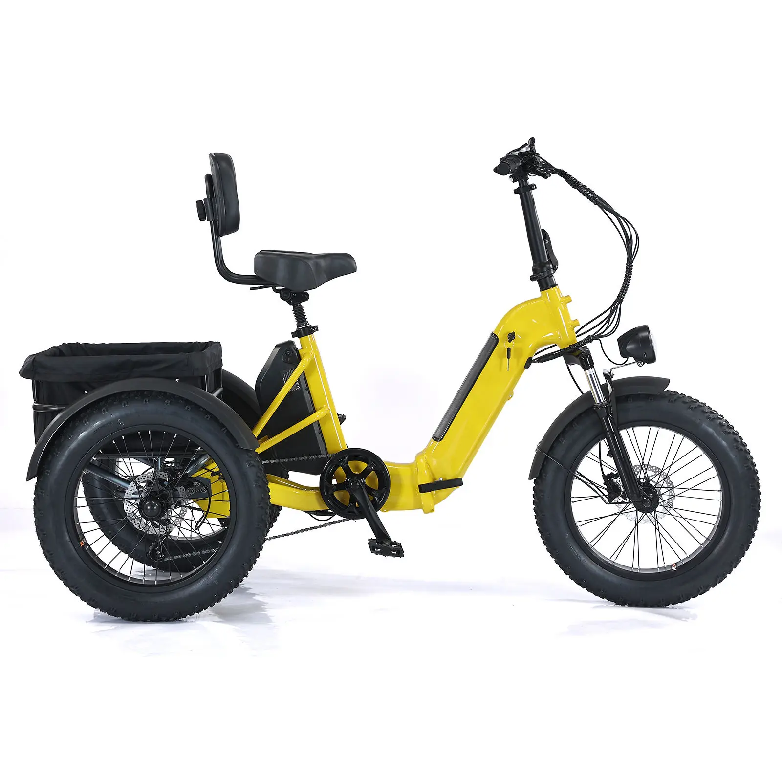 2026 New 20 Inch Commuter Electric Tricycle With Fat Tires and Dual Lithium Battery for Long Distance Ride for Sale
2026 New 20 Inch Commuter Electric Tricycle With Fat Tires and Dual Lithium Battery for Long Distance Ride for Sale