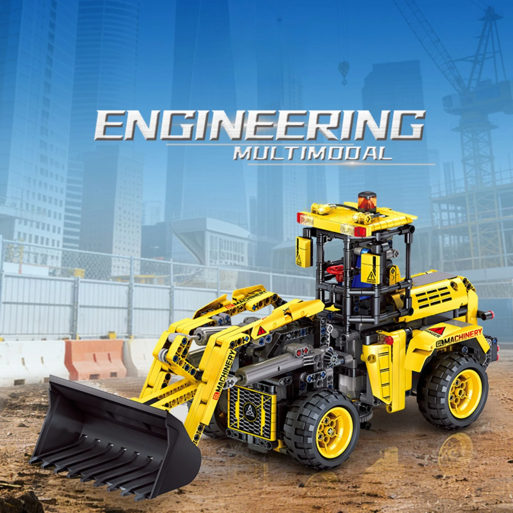 1055pcs Wheeled Loader Bulldozer Building Blocks High Tech Engineering Excavator Vehicle Model Bricks Idea Toys for Adults Gifts
1055pcs Wheeled Loader Bulldozer Building Blocks High Tech Engineering Excavator Vehicle Model Bricks Idea Toys for Adults Gifts