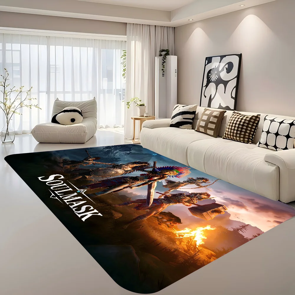 S-Soulmask Hallway Carpet Washable Non-Slip Living Room Sofa Chairs Area Mat Kitchen Doormat Area Rug
S-Soulmask Hallway Carpet Washable Non-Slip Living Room Sofa Chairs Area Mat Kitchen Doormat Area Rug