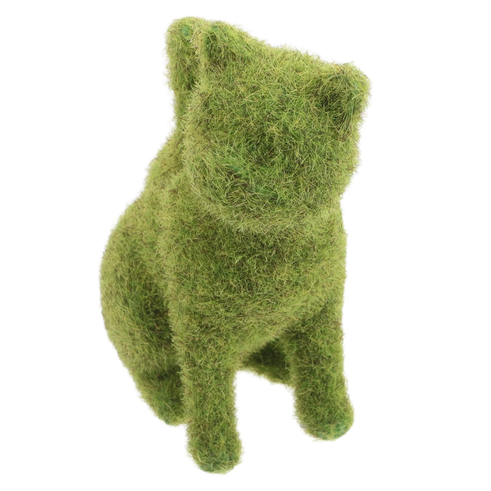 European Style Lifelike Green Flocking Cat Sculpture Lawn Garden Ornament Outdoor Courtyard Balcony Decoration
European Style Lifelike Green Flocking Cat Sculpture Lawn Garden Ornament Outdoor Courtyard Balcony Decoration