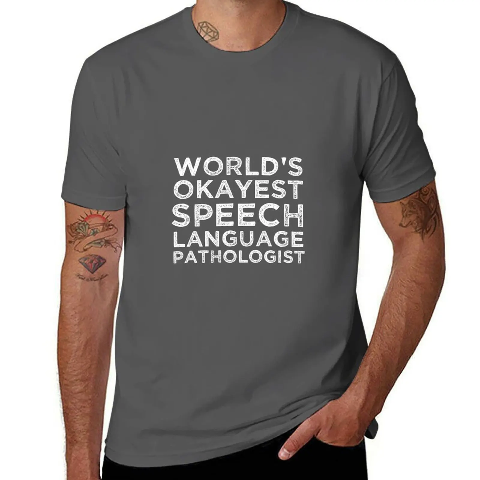 World's Okayest SLP T-Shirt t shirts for man pack cotton man t shirts cotton T-Shirt
World's Okayest SLP T-Shirt t shirts for man pack cotton man t shirts cotton T-Shirt