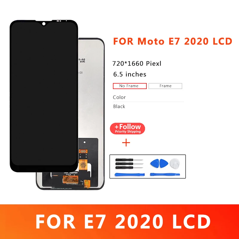 6.5 Inch No Frame LCD Display For Motorola Moto E7 Touch Screen Digitizer For Moto E7 lcd XT2052 XT2095-1
6.5 Inch No Frame LCD Display For Motorola Moto E7 Touch Screen Digitizer For Moto E7 lcd XT2052 XT2095-1