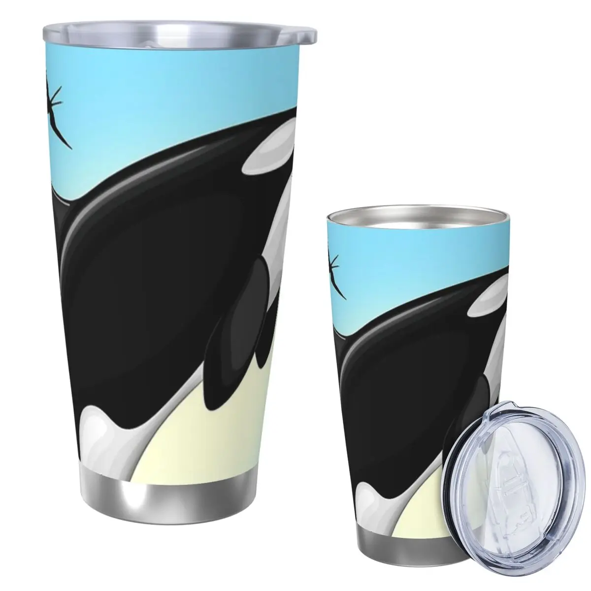 Orca Killer Whale Jumping Out The Ocean Stainless Steel Tumbler Vacuum Insulated Mugs Thermal Cold Bottle Straws With Lid 20oz
Orca Killer Whale Jumping Out The Ocean Stainless Steel Tumbler Vacuum Insulated Mugs Thermal Cold Bottle Straws With Lid 20oz