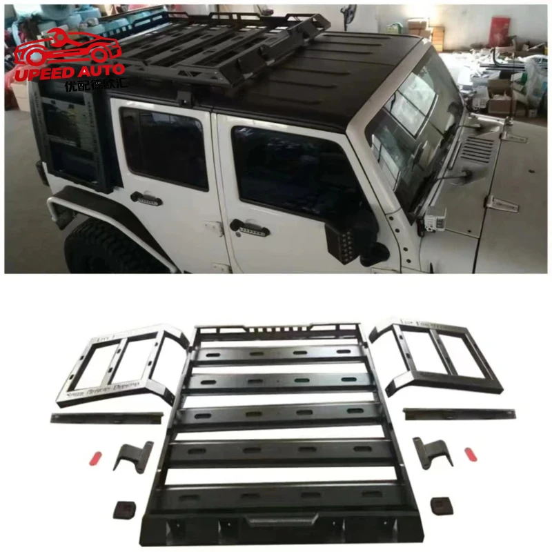 Suitable for Roof Rack With Side Ladder Cargo Carrier Steel Basket Car Top Luggage Holder Jeep Wrangler JK 2007-2017 J011
Suitable for Roof Rack With Side Ladder Cargo Carrier Steel Basket Car Top Luggage Holder Jeep Wrangler JK 2007-2017 J011