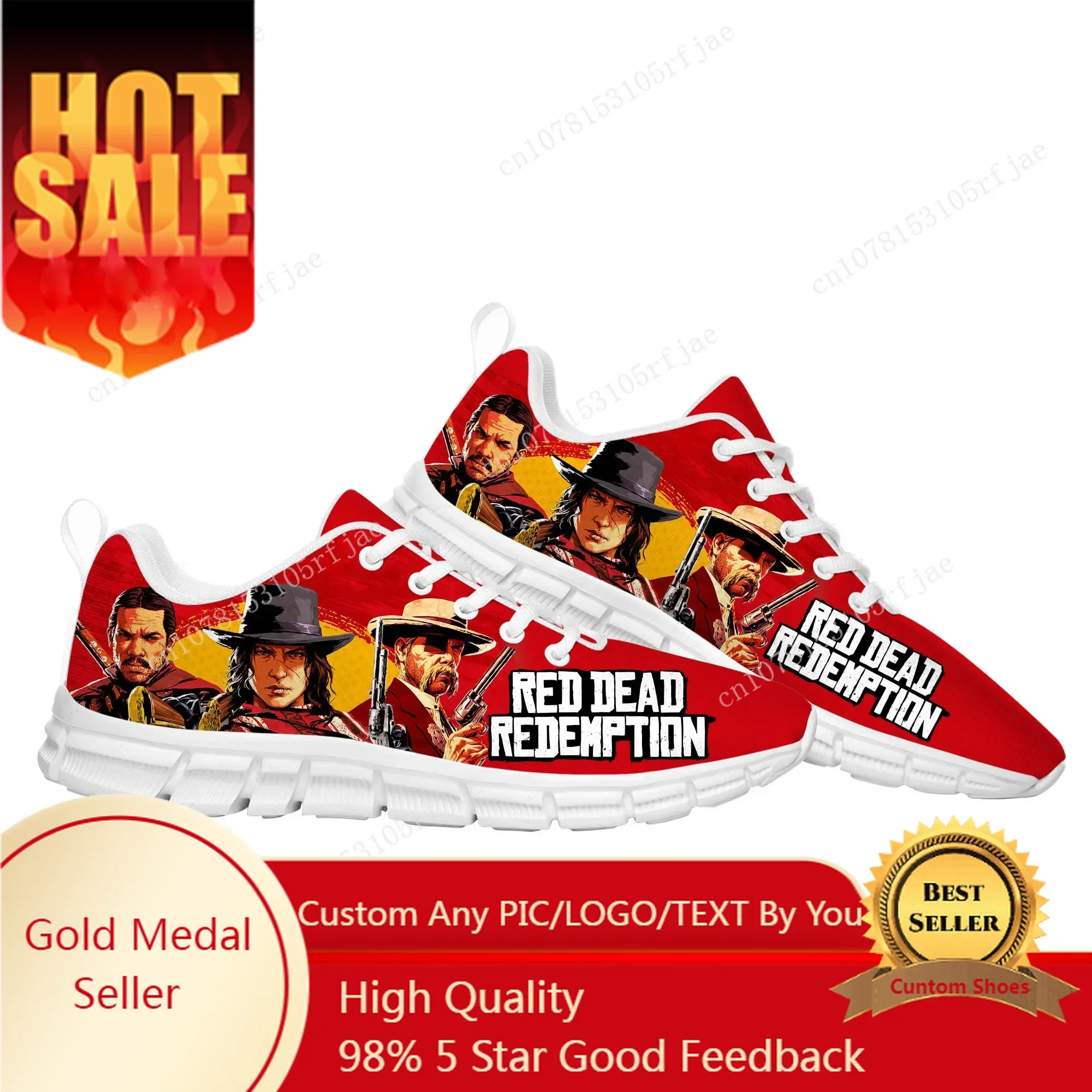 Video Game Red Dead Redemption Sports Shoes Men Women Sneaker Tailor Made Couple Built Shoes
Video Game Red Dead Redemption Sports Shoes Men Women Sneaker Tailor Made Couple Built Shoes
