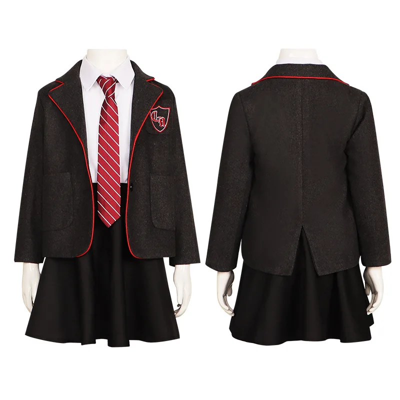 Movie Music Matilda Cosplay Costume Kids Girls School Uniform Outfit Halloween Carnival Suit Custom Made
Movie Music Matilda Cosplay Costume Kids Girls School Uniform Outfit Halloween Carnival Suit Custom Made