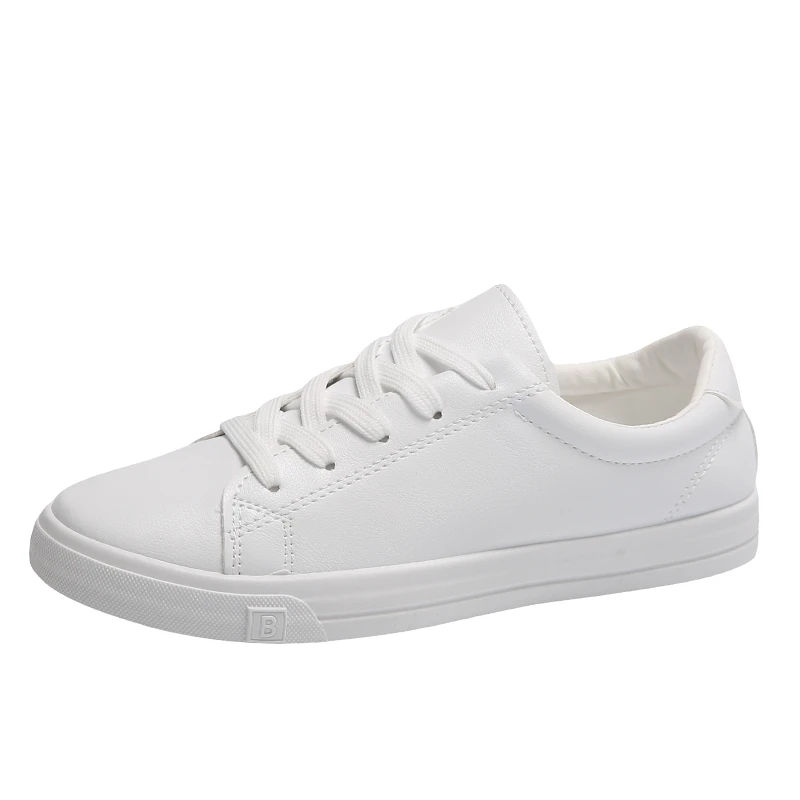 Girl Flat Leather Pu White Woman Vulcanize Women Sneakers Breathable Students Casual Sports Shoes
Girl Flat Leather Pu White Woman Vulcanize Women Sneakers Breathable Students Casual Sports Shoes