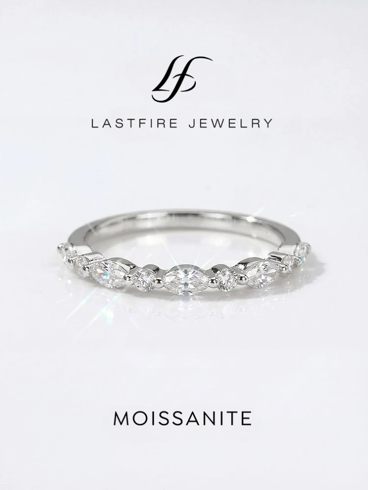925 Sterling Silver Elegant Real Moissanite Diamond Marquise Round Ring For Women Daily Party Fashion High Quality Jewelry
925 Sterling Silver Elegant Real Moissanite Diamond Marquise Round Ring For Women Daily Party Fashion High Quality Jewelry