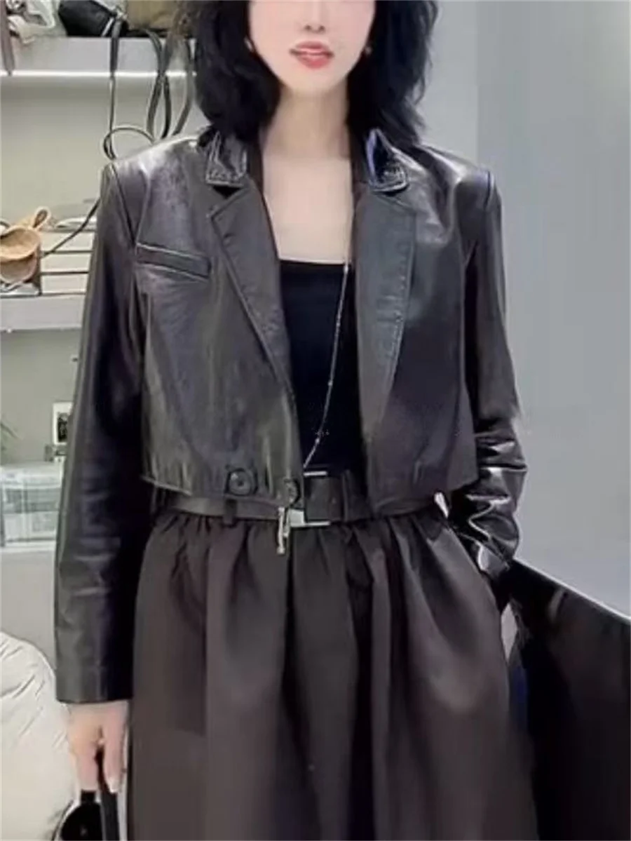 2025 New Women's Genuine eepskin Leather Vest ort Svel Jaet Slimming Versatile Trendy Outerwear Commute Sle
2025 New Women's Genuine eepskin Leather Vest ort Svel Jaet Slimming Versatile Trendy Outerwear Commute Sle