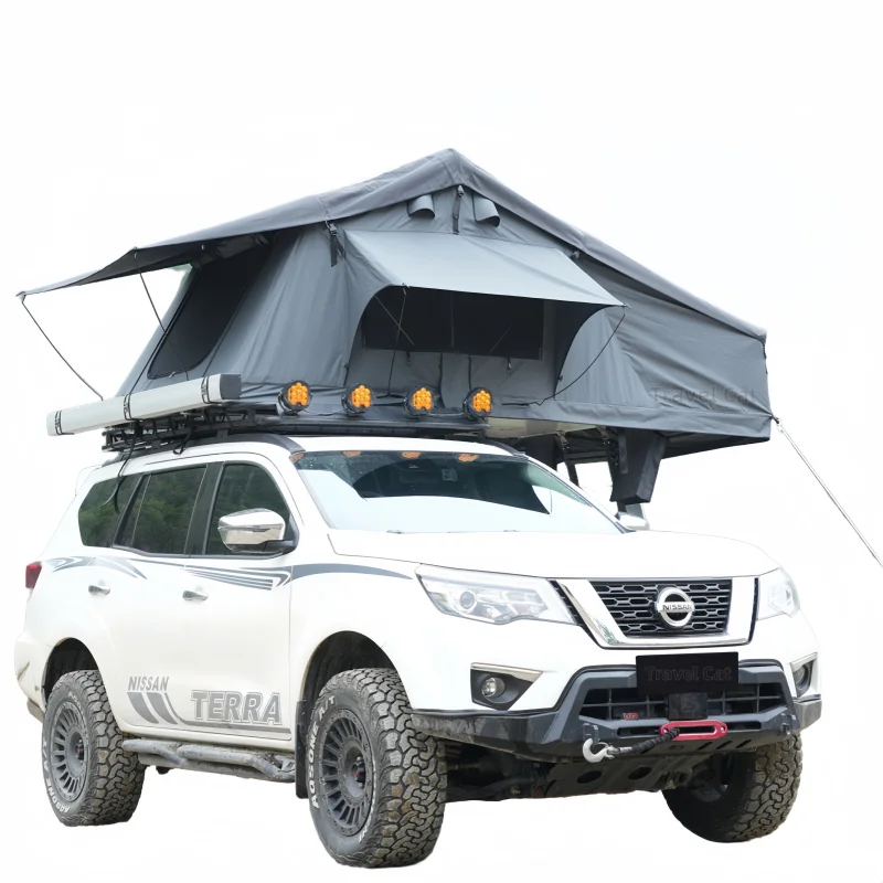 Waterproof Sunshade Folding Roof Top Car Family Camping Outdoor Tent with Awning Annex Room Roof Tent
Waterproof Sunshade Folding Roof Top Car Family Camping Outdoor Tent with Awning Annex Room Roof Tent