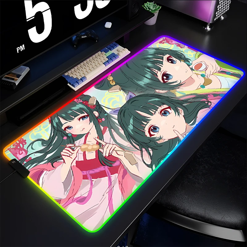 RGB Mouse Pad Anime HD Print Computer Kawaii Gamer Mousepad The Apothecary Diaries Keyboard Pad LED PC Mice Mats Cute Desk Mat
RGB Mouse Pad Anime HD Print Computer Kawaii Gamer Mousepad The Apothecary Diaries Keyboard Pad LED PC Mice Mats Cute Desk Mat