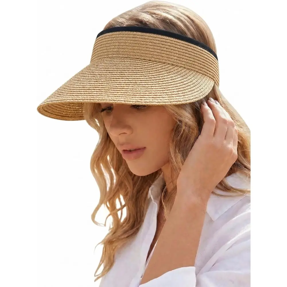 Women's Packable Sun Visor Hat with Ponytail Hole, Ideal for Summer Beach Travel, UPF 50+
Women's Packable Sun Visor Hat with Ponytail Hole, Ideal for Summer Beach Travel, UPF 50+