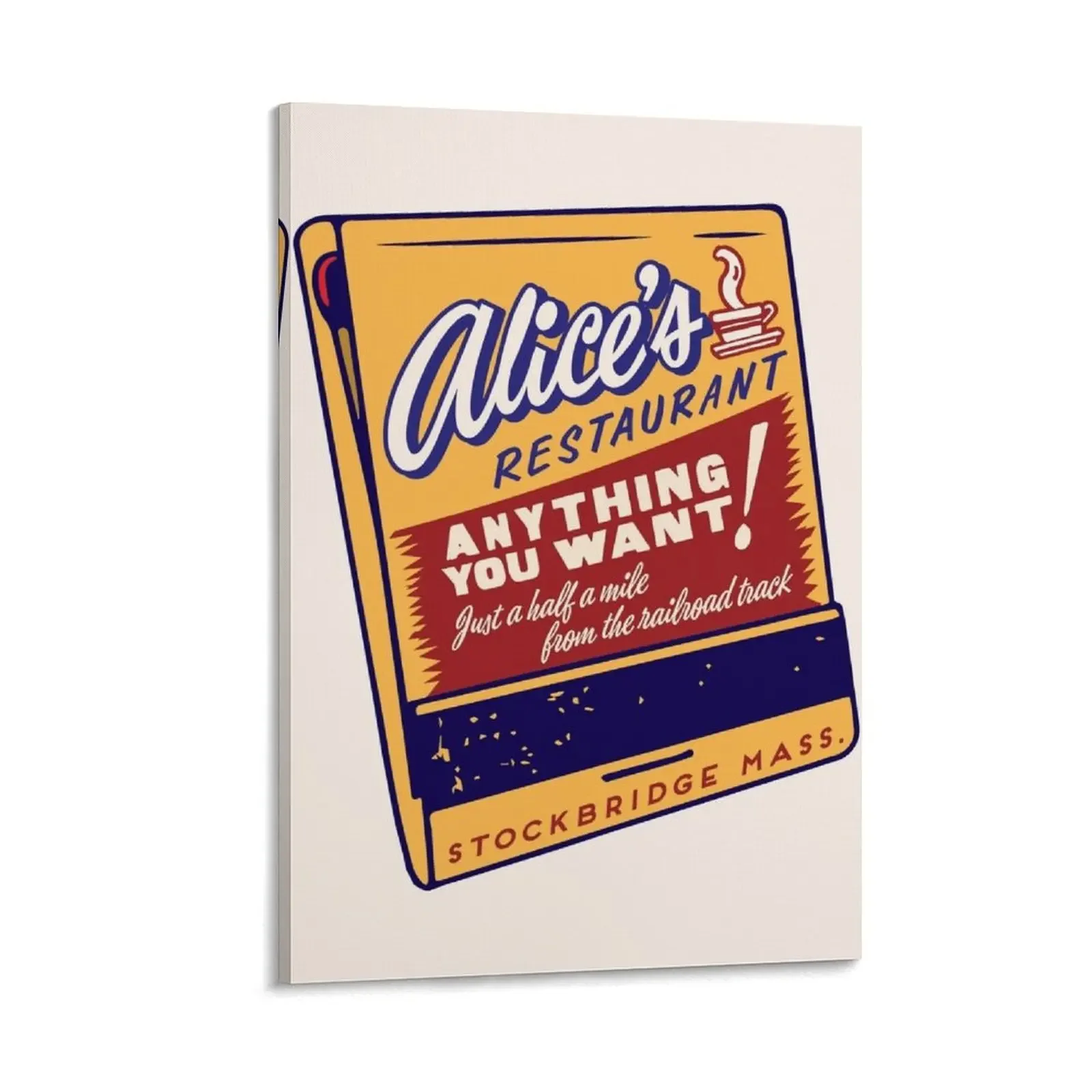 Alice's Restaurant Canvas Painting room decoration accessories room decorations for men anime poster
Alice's Restaurant Canvas Painting room decoration accessories room decorations for men anime poster