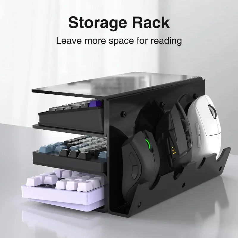 Acrylic Keyboard Plate Display Stand 3 Tiers Mechanical Keyboard Storage Ergonomic Transparent Stand for Game Mouse Storage Rack
Acrylic Keyboard Plate Display Stand 3 Tiers Mechanical Keyboard Storage Ergonomic Transparent Stand for Game Mouse Storage Rack