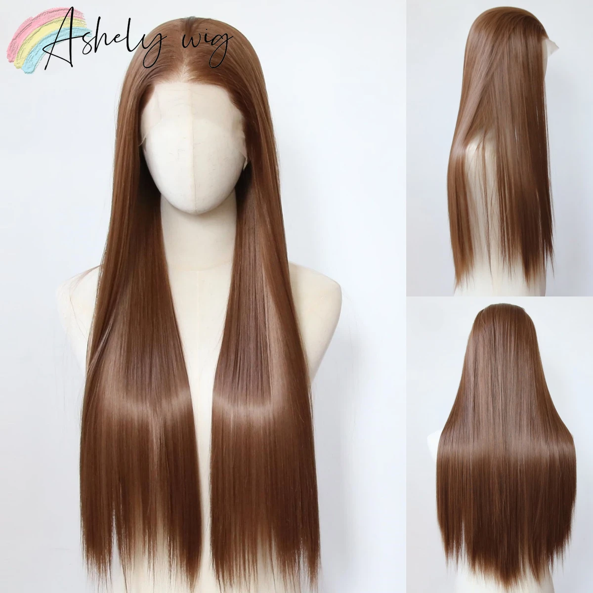 Ashely Honey Brown Lace Front Wig for Women 24inch 13*4 Synthetic Lace Front Wig Long Straight Glueless Wig for Daily Use
Ashely Honey Brown Lace Front Wig for Women 24inch 13*4 Synthetic Lace Front Wig Long Straight Glueless Wig for Daily Use