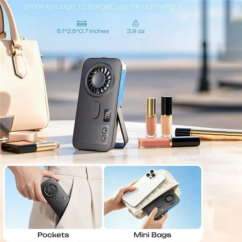 A83G-Portable Handheld Misting Fan Rechargeable Fan 4-Speed LED Display Personal Cooling Water Spray Mister Fans
A83G-Portable Handheld Misting Fan Rechargeable Fan 4-Speed LED Display Personal Cooling Water Spray Mister Fans