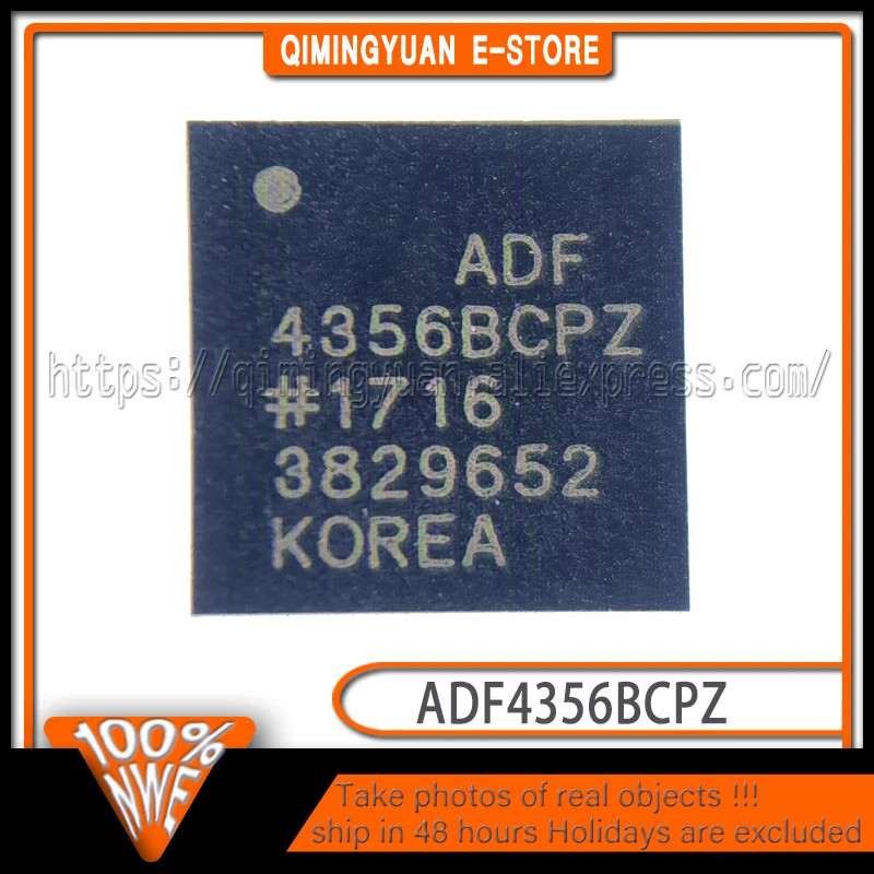 1 шт./партия ADF4356BCPZ LFCSP-32 4356BCPZ 100% новая Оригинальная фотография
1 шт./партия ADF4356BCPZ LFCSP-32 4356BCPZ 100% новая Оригинальная фотография