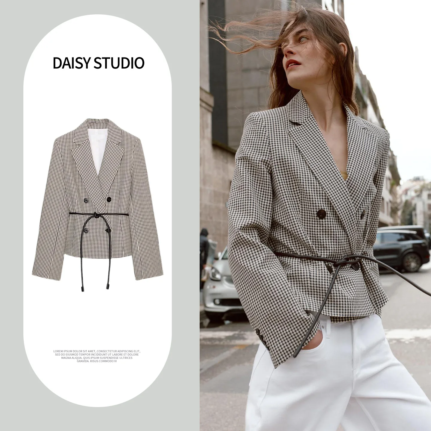 Spring New Women's Cheered ort Coat with Belt oulder Pads Long Sve Turn-down Collar Suit Jaet Commute Sle Slim Fit
Spring New Women's Cheered ort Coat with Belt oulder Pads Long Sve Turn-down Collar Suit Jaet Commute Sle Slim Fit