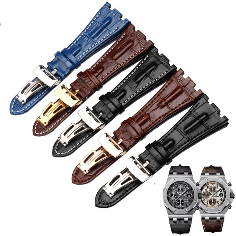 High quality Genuine leather Watch accessories Band for AP 15703 26470SO Royal Oak offshore men's sports Watch straps 28mm
High quality Genuine leather Watch accessories Band for AP 15703 26470SO Royal Oak offshore men's sports Watch straps 28mm