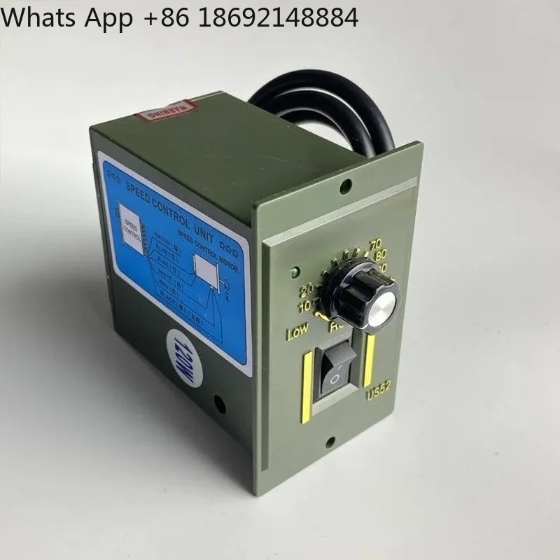 For US-52 AC Single-Phase 220V Motor Speed Control Switch Electronic Stepless Governor for Asynchronous Motor
For US-52 AC Single-Phase 220V Motor Speed Control Switch Electronic Stepless Governor for Asynchronous Motor