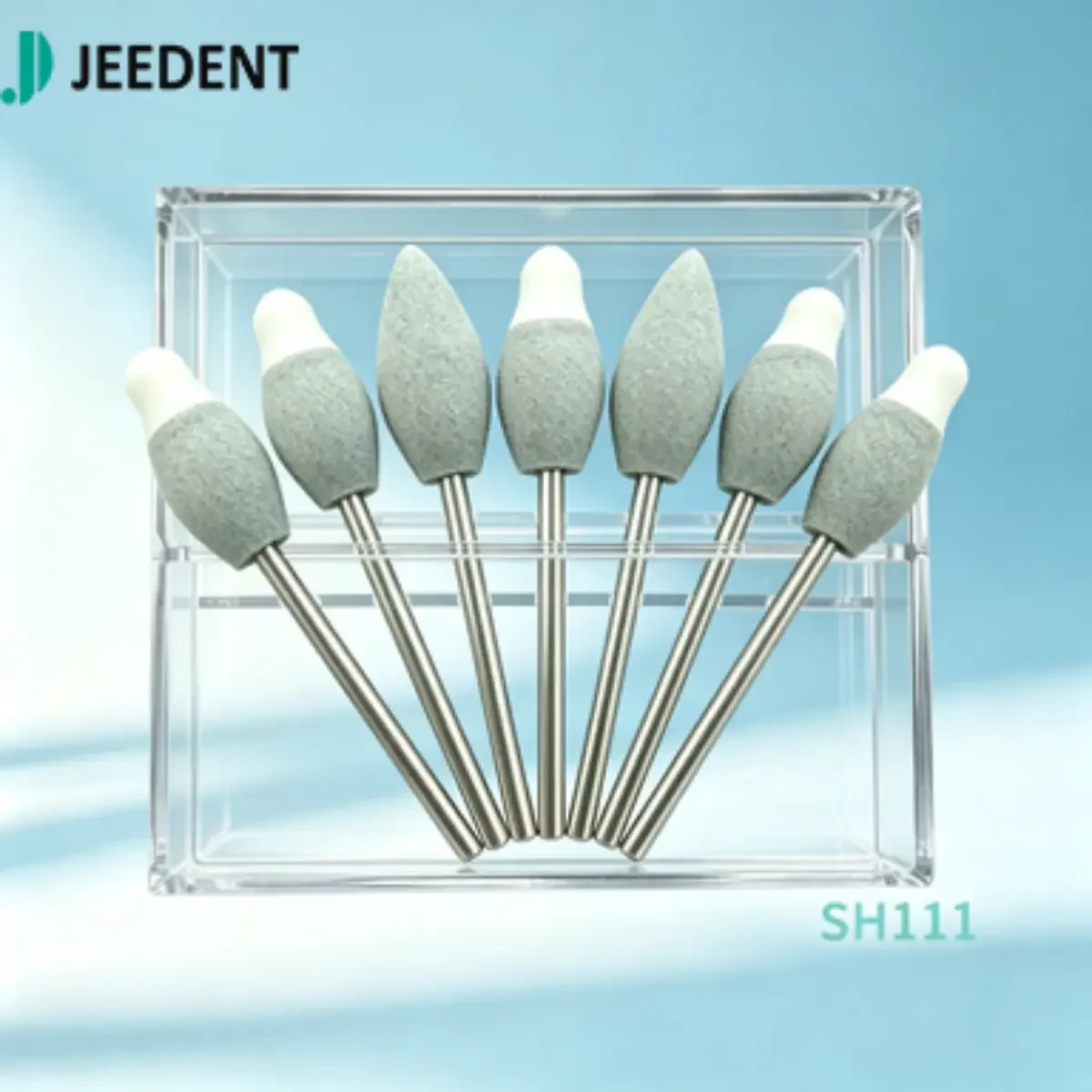 Dental Rubber Diamond Polisher Burs 2-in-1 Silicone Grinding Polisher Kit Materials Removing Connecting Rods and Polishing
Dental Rubber Diamond Polisher Burs 2-in-1 Silicone Grinding Polisher Kit Materials Removing Connecting Rods and Polishing