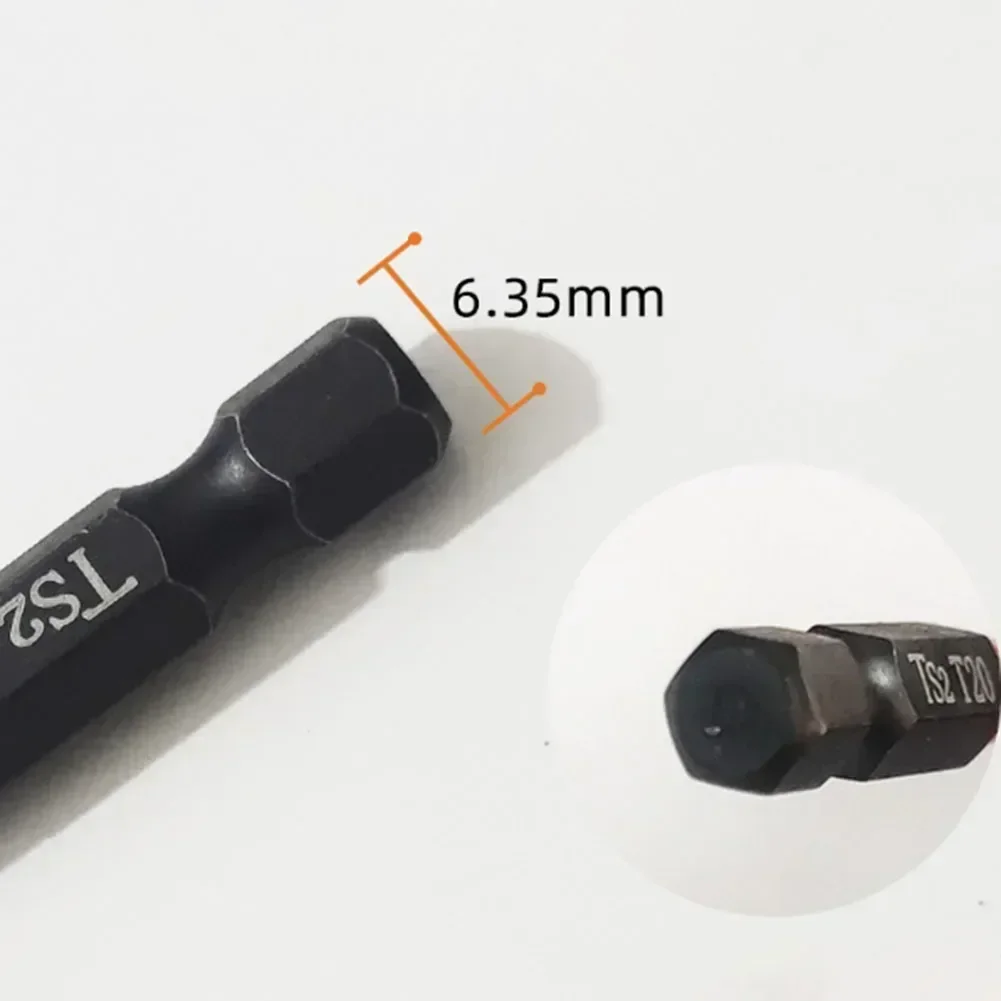 1/4 Inch Hex Bit Magnetic Torx Screwdriver Alloy Steel Electric Tools High Hardness Magnetic Bits Manual Screwdrivers
1/4 Inch Hex Bit Magnetic Torx Screwdriver Alloy Steel Electric Tools High Hardness Magnetic Bits Manual Screwdrivers