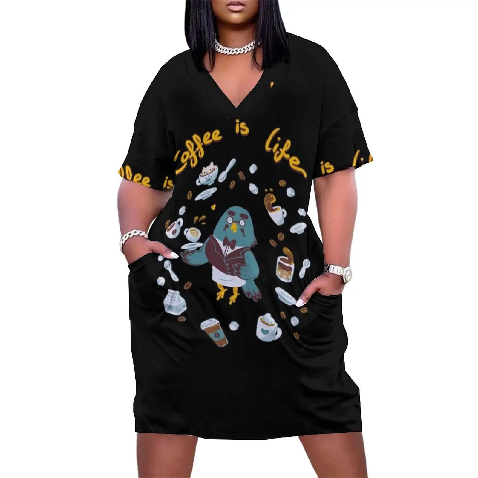 Coffee is Life Loose Pocket Dress summer dresses dresses for womens summer dress korean women Dress vintage
Coffee is Life Loose Pocket Dress summer dresses dresses for womens summer dress korean women Dress vintage