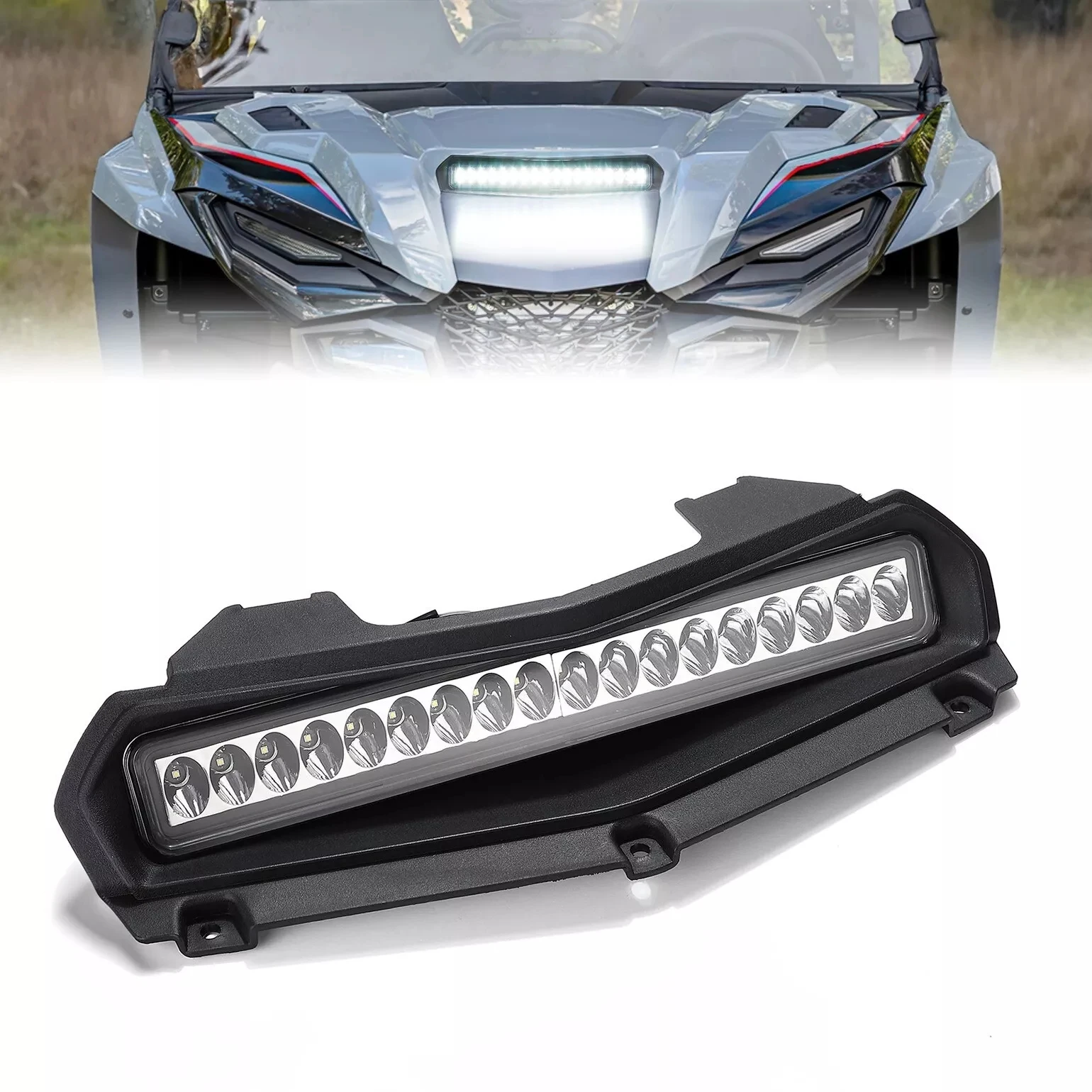 Hood Scoop Light Front Auxiliary Spot Light for 2021-2025 Yamaha RMAX2 /RMAX4 1000 UTV Accessory
Hood Scoop Light Front Auxiliary Spot Light for 2021-2025 Yamaha RMAX2 /RMAX4 1000 UTV Accessory