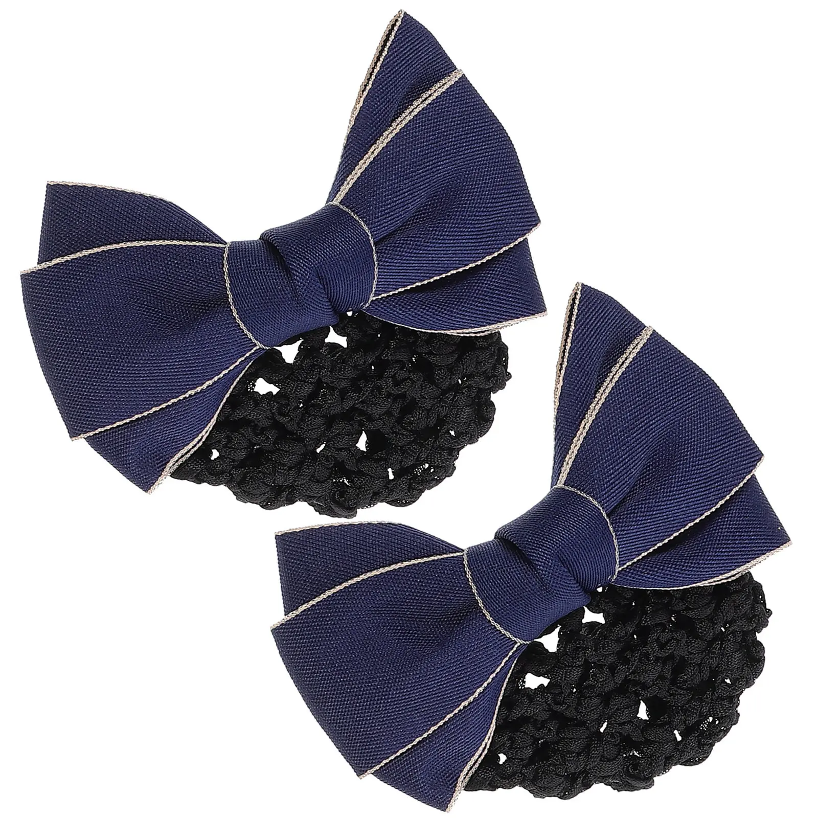 2Pcs Women Hair Snood Net Bow Snood Professional Hair Clip Strong Hold Bun Cover Headdress for Airline Nurse Waitress Work Use
2Pcs Women Hair Snood Net Bow Snood Professional Hair Clip Strong Hold Bun Cover Headdress for Airline Nurse Waitress Work Use