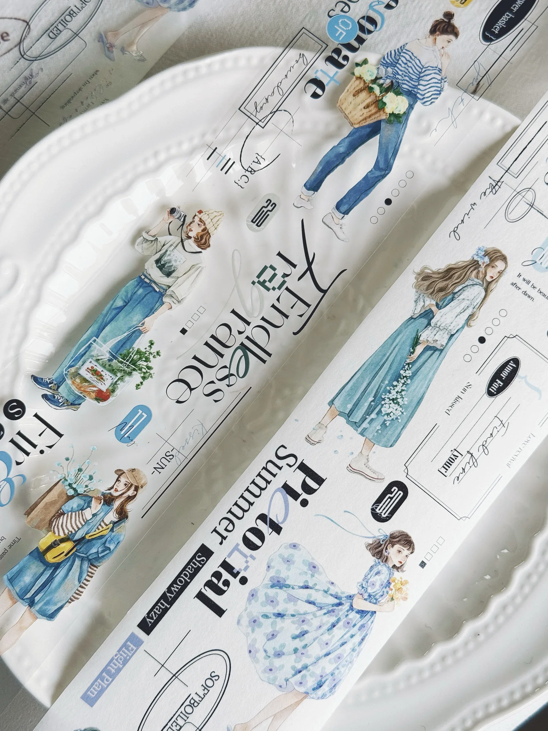 5M Xiyue Green Blue Color Girl Masking Washi Paper and PET Tape Daily Life Journaling
5M Xiyue Green Blue Color Girl Masking Washi Paper and PET Tape Daily Life Journaling