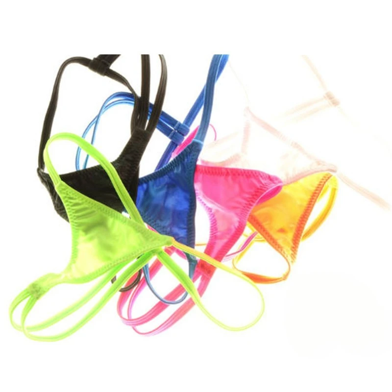 Nylon Sheer Thong for Women Low Rise Hollow Out High Elastic Smooth T-back Panties
Nylon Sheer Thong for Women Low Rise Hollow Out High Elastic Smooth T-back Panties