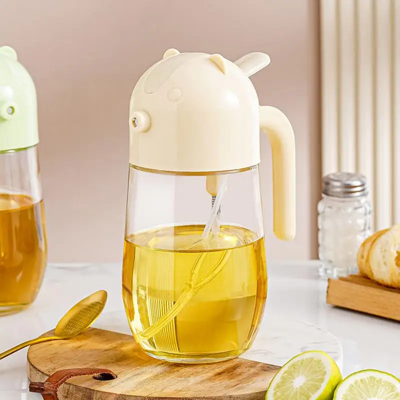 Glass Oil Spray Bottle 600ml Transparent Glass Oil Dispenser Bottle Kitchen Gadget Automatic Open and Close Oil Bottle
Glass Oil Spray Bottle 600ml Transparent Glass Oil Dispenser Bottle Kitchen Gadget Automatic Open and Close Oil Bottle