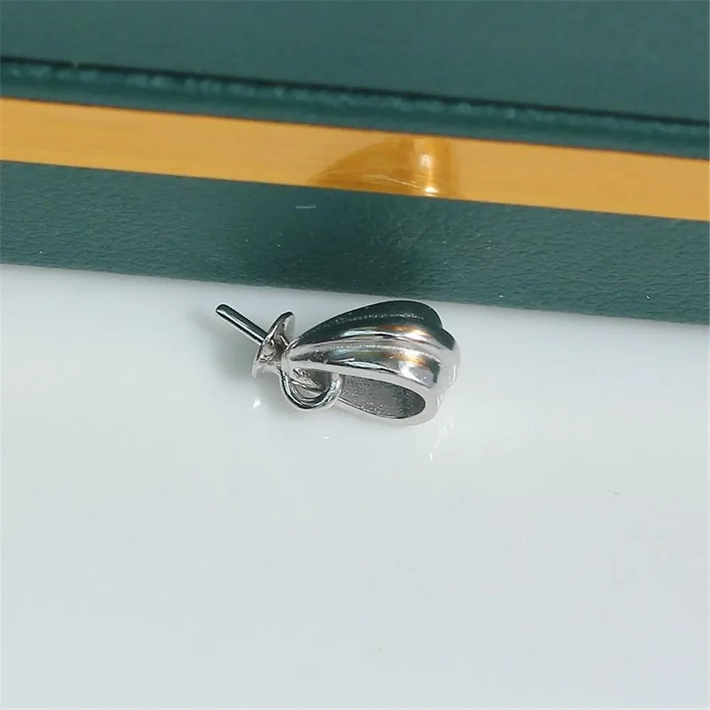 S925 Sterling Silver Pearl Pendant Setting, DIY Empty Bezel Cup Jewelry Supplies for Craft Making, Hollow Prong Pendant Findings
S925 Sterling Silver Pearl Pendant Setting, DIY Empty Bezel Cup Jewelry Supplies for Craft Making, Hollow Prong Pendant Findings