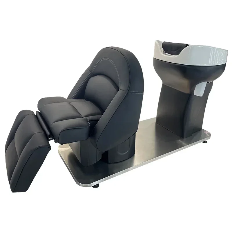 Hot selling shampoo bed, special high-end beauty salon for barber shop and hair salon, ceramic basin flushing bed, semi-full bed
Hot selling shampoo bed, special high-end beauty salon for barber shop and hair salon, ceramic basin flushing bed, semi-full bed