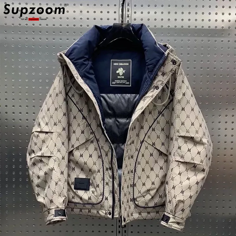 Supzoom 2025 New Arrival Top Fashion Full Of Letters Thickened Winter Loose Warm Casual Winter Down Jackets Men
Supzoom 2025 New Arrival Top Fashion Full Of Letters Thickened Winter Loose Warm Casual Winter Down Jackets Men