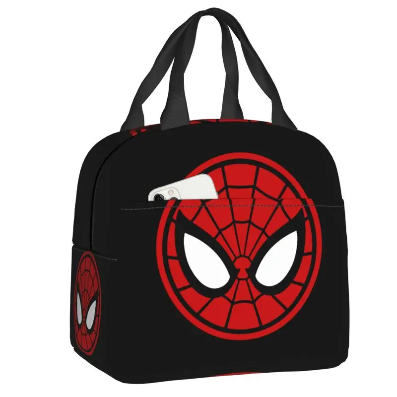 Custom Spider Man Insulated Lunch Bag for School Waterproof Cooler Thermal Lunch Box Women Children Food Container Tote Bags
Custom Spider Man Insulated Lunch Bag for School Waterproof Cooler Thermal Lunch Box Women Children Food Container Tote Bags