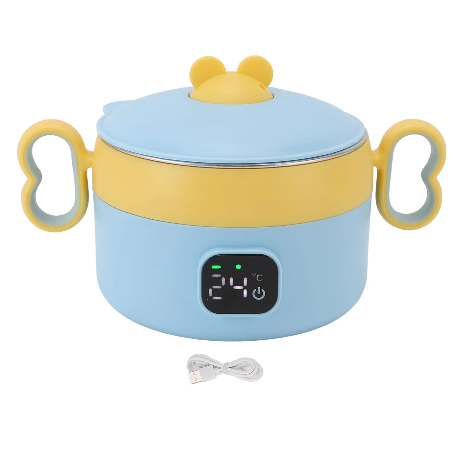 Insulated Food Warmer Bowl Anti Scald Automatic Intelligent Constant Temperature USB Rechargeable Electric Heating Lunch Box
Insulated Food Warmer Bowl Anti Scald Automatic Intelligent Constant Temperature USB Rechargeable Electric Heating Lunch Box