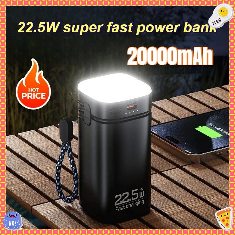 New 22.5W Super Fast Power Bank Camping with Its Own Cable Mobile Power Supply
New 22.5W Super Fast Power Bank Camping with Its Own Cable Mobile Power Supply