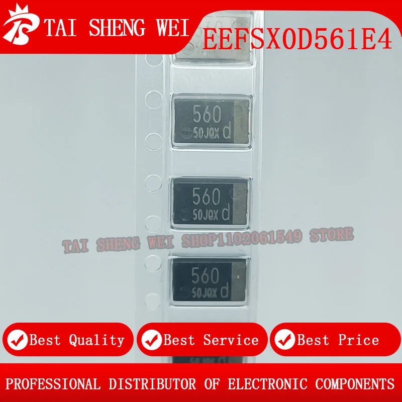 10 шт. EEFSX0D561E4 560 мкФ 2V 4.5MR 560 SMD новый оригинальный
10 шт. EEFSX0D561E4 560 мкФ 2V 4.5MR 560 SMD новый оригинальный