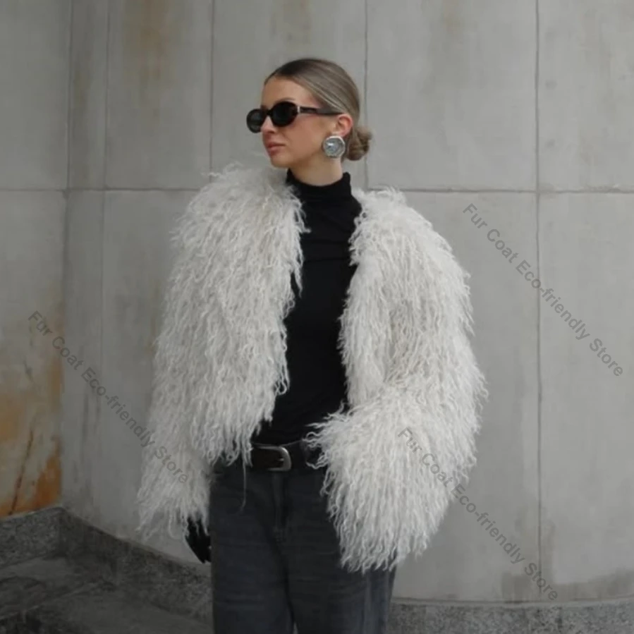 Fur Coat Eco-friendly Faux Fur Coat Women Winter Jacket Women Clothing Cropped Direct Fur Jacket Artificial Fashion Elegant
Fur Coat Eco-friendly Faux Fur Coat Women Winter Jacket Women Clothing Cropped Direct Fur Jacket Artificial Fashion Elegant