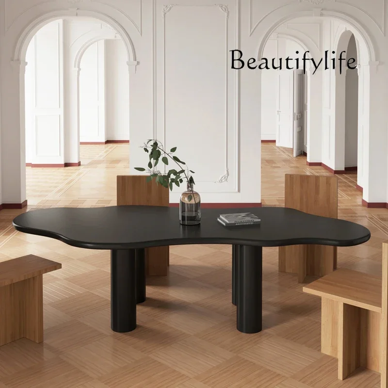 X36 Nordic Cream Style Simple Dining Table Cloud Desk Studio Irregular Special-shaped Workbench
X36 Nordic Cream Style Simple Dining Table Cloud Desk Studio Irregular Special-shaped Workbench