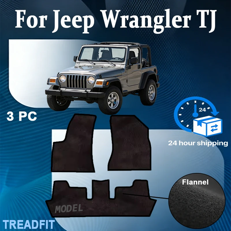 Nylon Car velour mats for Jeep Wrangler TJ SUV (1996 1997 1998 1999 2000-2006) -black
Nylon Car velour mats for Jeep Wrangler TJ SUV (1996 1997 1998 1999 2000-2006) -black