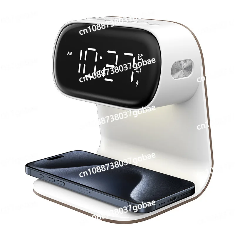 Lightweight Portable Bedside Lamp Clock Wireless Charging Three-speed Touch
Lightweight Portable Bedside Lamp Clock Wireless Charging Three-speed Touch