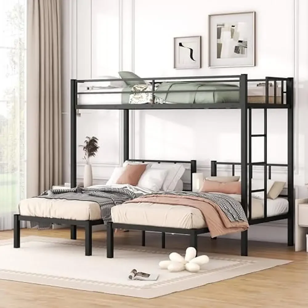 Metal Triple Bunk Bed Kids Three Bed Bunk Beds with Built-in Desk Twin Over Twin Over Separates Into 3 Twin
Metal Triple Bunk Bed Kids Three Bed Bunk Beds with Built-in Desk Twin Over Twin Over Separates Into 3 Twin