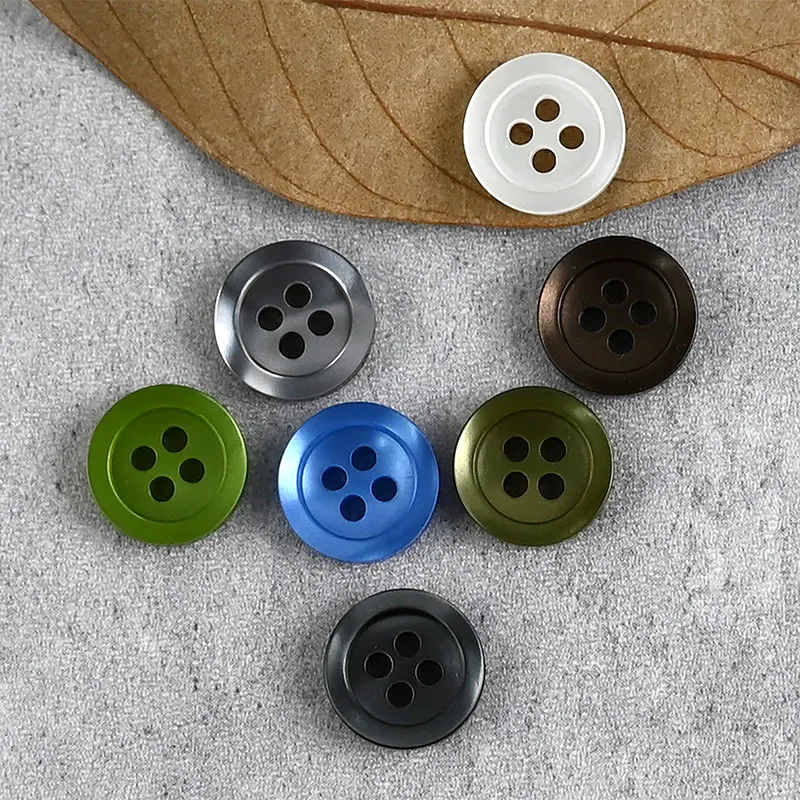 10/20/50pcs Resin Button11.5mm High Quality Round 4 Holes Buttons For Shirt Clothing Coat Suit DIY Handmade Sewing Accessories
10/20/50pcs Resin Button11.5mm High Quality Round 4 Holes Buttons For Shirt Clothing Coat Suit DIY Handmade Sewing Accessories