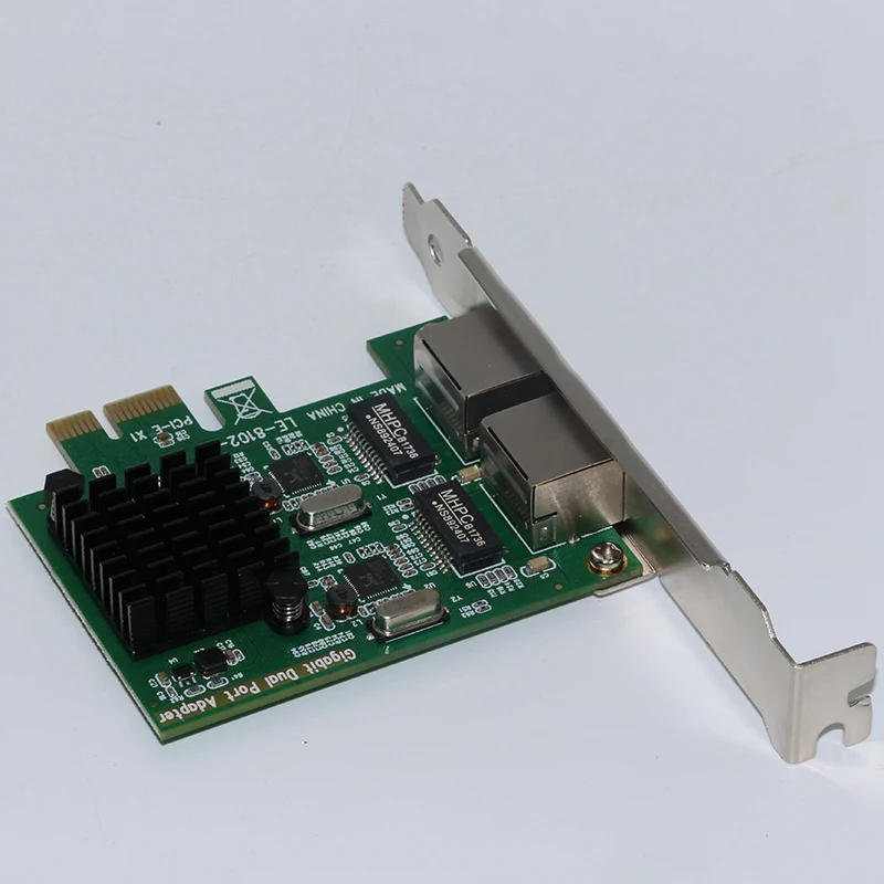 B68A High Speed Dual Port PCI-E X1 Interface Gigabit LAN Server NIC Convergence Soft Routing 1000Mbps Ethernet
B68A High Speed Dual Port PCI-E X1 Interface Gigabit LAN Server NIC Convergence Soft Routing 1000Mbps Ethernet