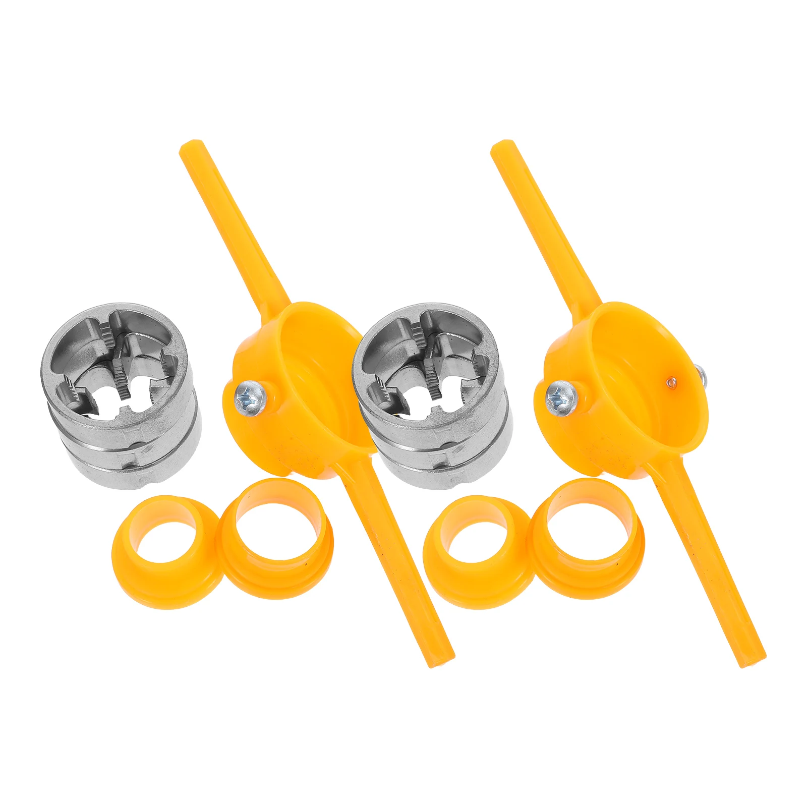 2Pcs Wrench Set Sturdy Plastic Manual Reusable PVC Threading Tools Deburring Device Plumbing Accessories Multifunctional
2Pcs Wrench Set Sturdy Plastic Manual Reusable PVC Threading Tools Deburring Device Plumbing Accessories Multifunctional