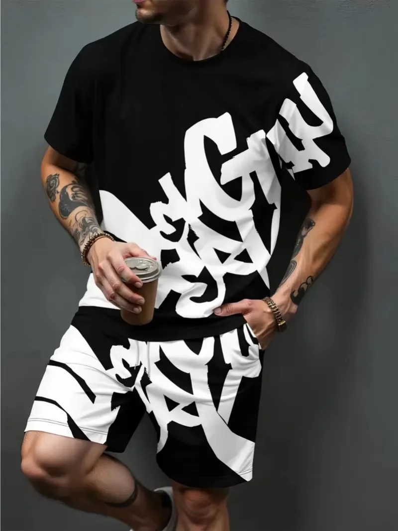 2026 Summer New Men's Suit - Street Casual Fashion with Soft Comfortable Breathable and Lightweight 3D Letter Pattern Printing
2026 Summer New Men's Suit - Street Casual Fashion with Soft Comfortable Breathable and Lightweight 3D Letter Pattern Printing
